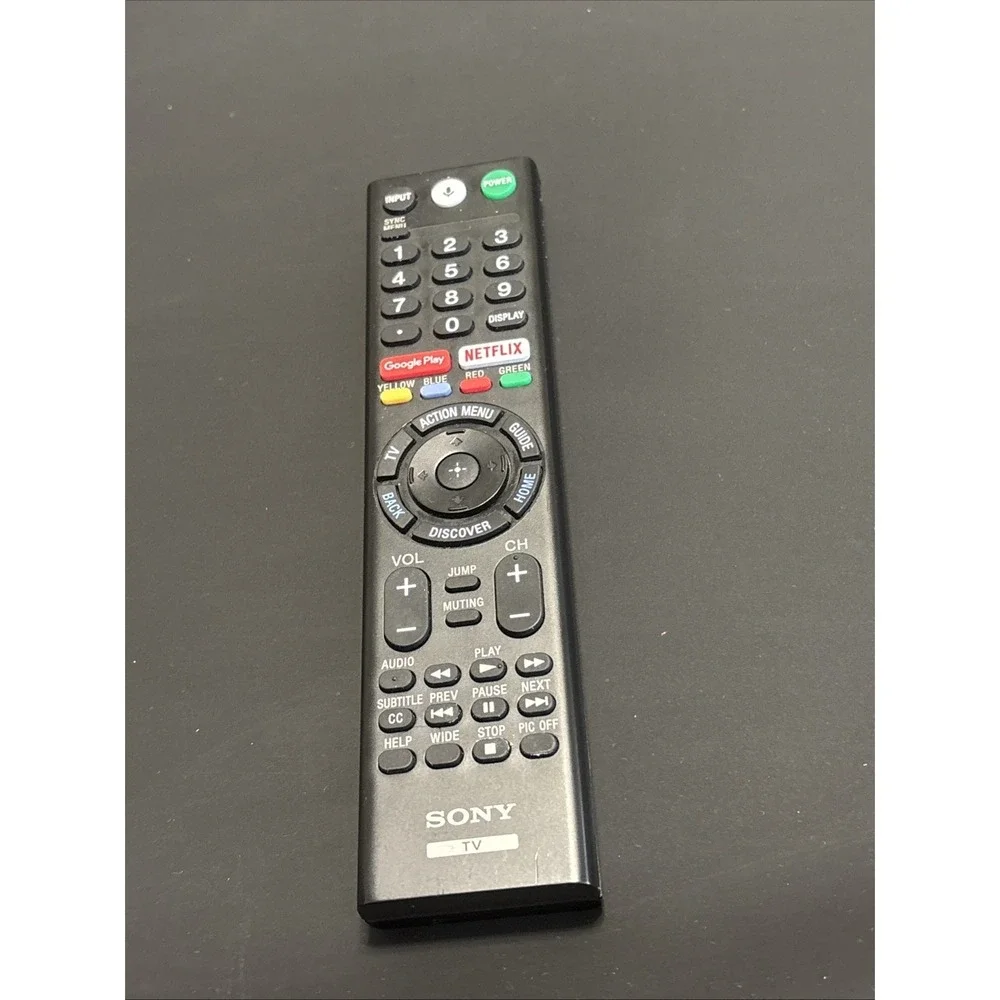 Genuine Sony RMF-TX300U Voice TV Remote Control OEM Netflix Google Play